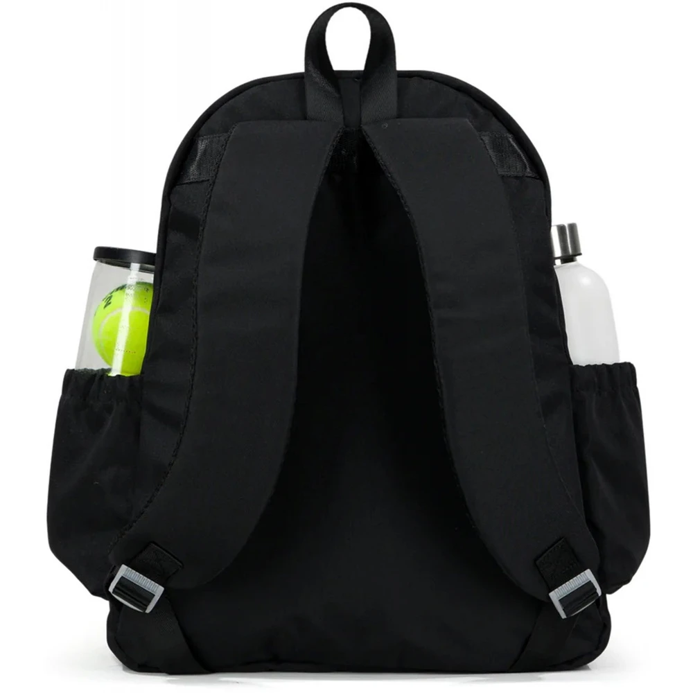 Ame & Lulu Pickleball Time Backpack (Black/Coral) 5 Ame & Lulu Pickleball Time Backpack (Black/Coral) - Image 3