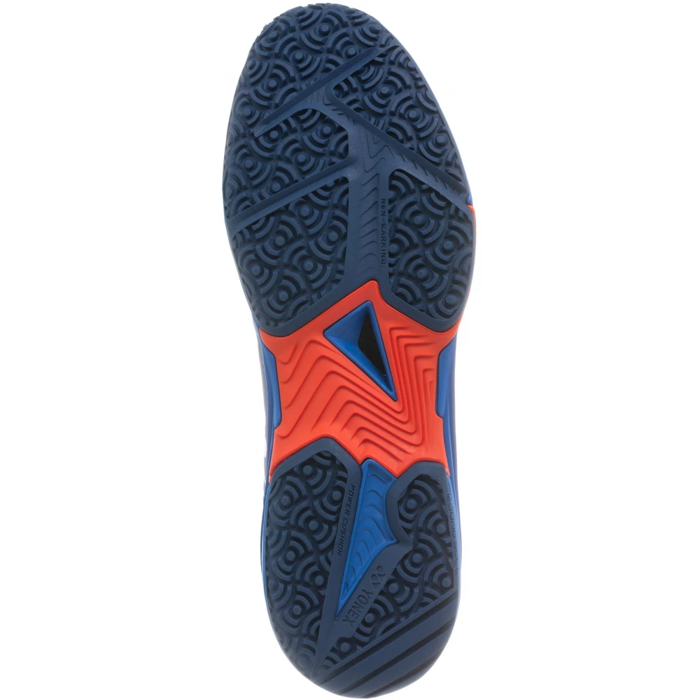 Yonex Men’s Power Cushion Sonicage 3 Clay Court Tennis Shoes (Navy/Red) - Image 3