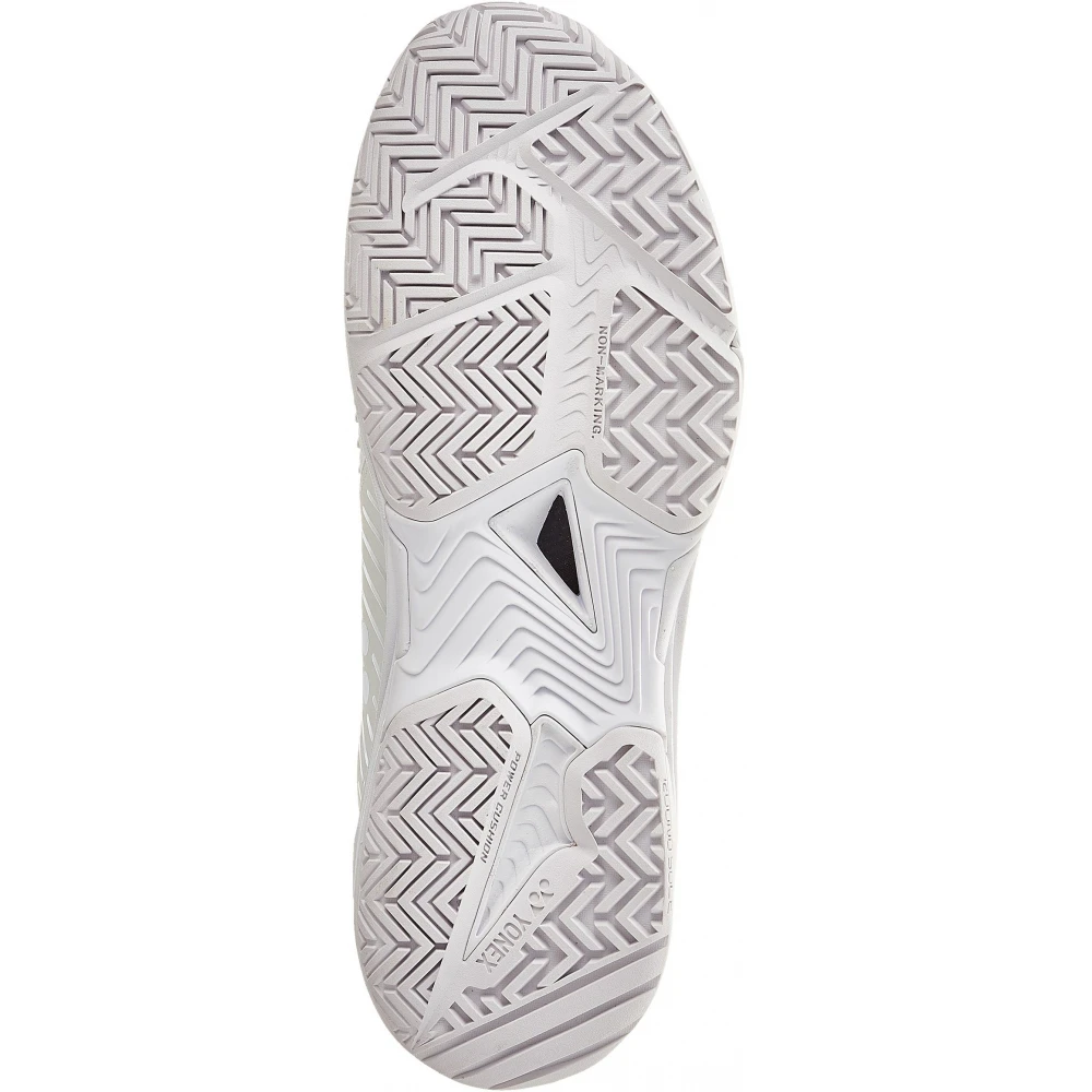 Yonex Women’s Power Cushion Sonicage 3 Tennis Shoes (White/Silver) 5 Yonex Women’s Power Cushion Sonicage 3 Tennis Shoes (White/Silver) - Image 3