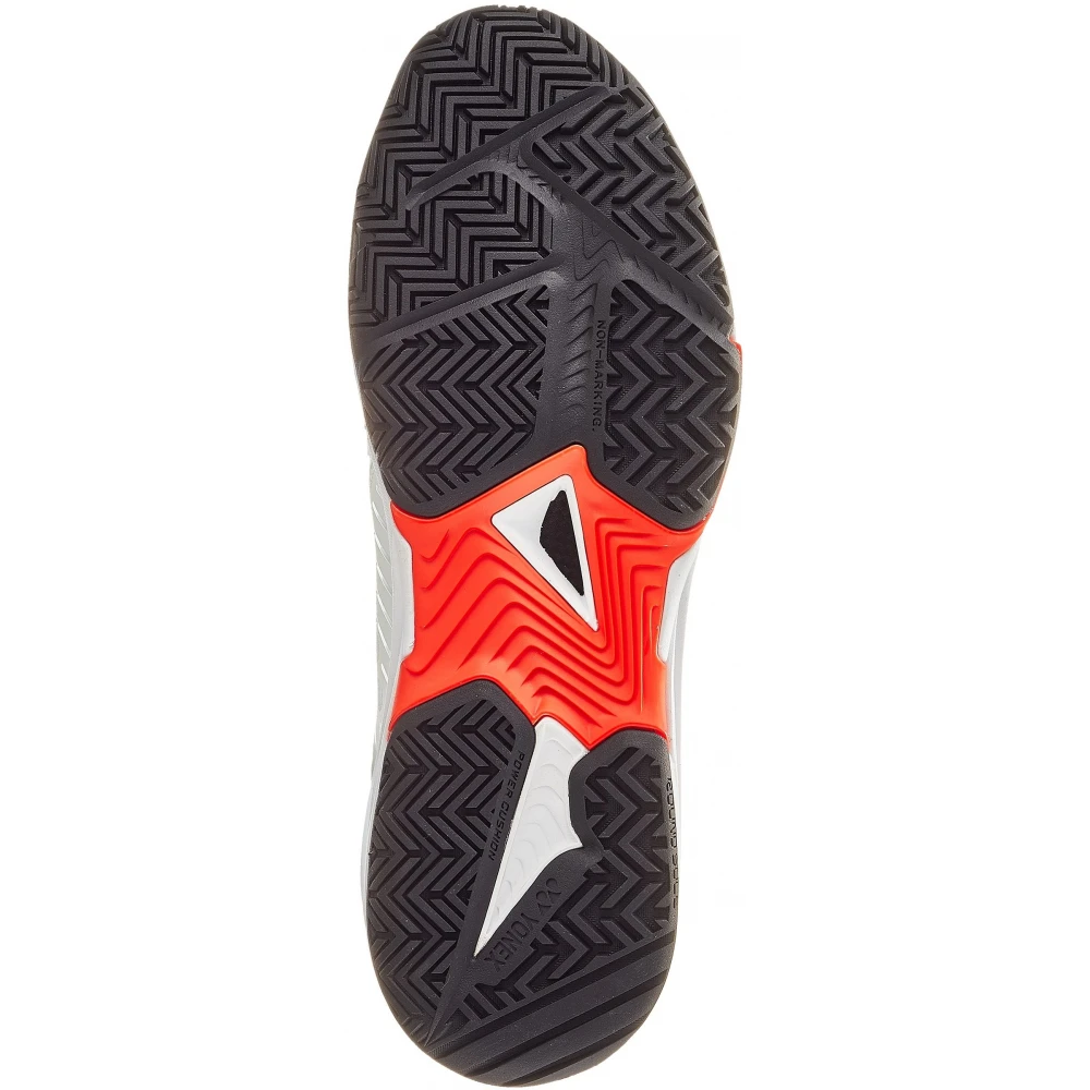 Yonex Men’s Power Cushion Sonicage 3 Tennis Shoes (White/Red) 5 Yonex Men’s Power Cushion Sonicage 3 Tennis Shoes (White/Red) - Image 3