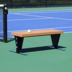 SunTrends Flat Court Bench - Surface Mount (Multiple Lengths)