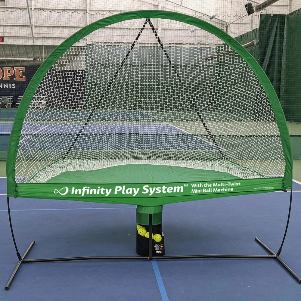 Infinity Play System For Tennis & Pickleball With Multi-Twist Mini Ball Machine 3 Infinity Play System For Tennis & Pickleball With Multi-Twist Mini Ball Machine