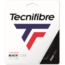 Tecnifibre Black Code 17g Tennis String (Set)