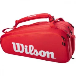 Wilson Super Tour 15 Pack Tennis Bag (Red) 7 Wilson Super Tour 15 Pack Tennis Bag (Red) -Tennis Equip Shop WR8010301001 Wilson Super Tour 15 Pack Tennis Bag Red c 1000 1000
