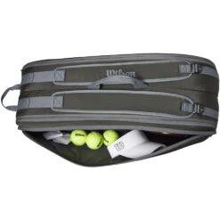 Wilson Tour 6 Pack Tennis Bag (Dark Green) -Tennis Equip Shop WR8022501001 Wilson Tour 6 Pack Tennis Bag Dark Green c 1000 1000