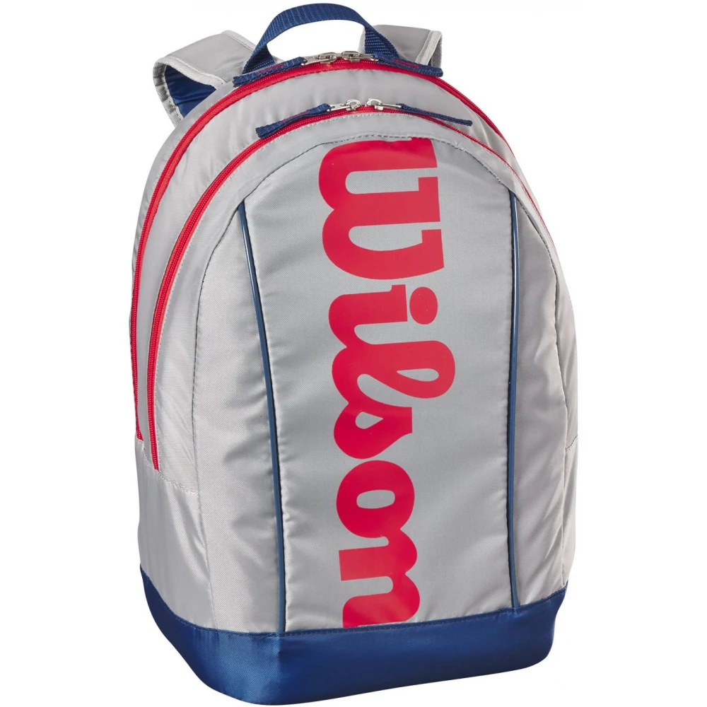 Wilson Junior Tennis Backpack (Grey/Red) 3 Wilson Junior Tennis Backpack (Grey/Red)