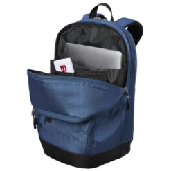 Wilson Ultra V4 Tour Tennis Backpack (Blue) -Tennis Equip Shop WR8024201001 wilson ultra v4 tour tennis backpack open 1000 1000
