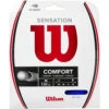 Wilson Sensation 16g Blue Tennis String (Set) -Tennis Equip Shop WR8308601U Wilson Sensation 16g Blue Tennis String Set a 1000 1000