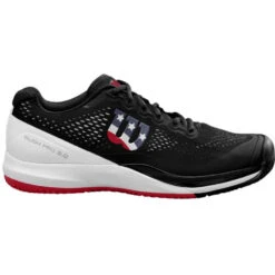 Wilson Men’s Rush Pro 3.0 Pickleball Shoes (Black/White/Infrared)