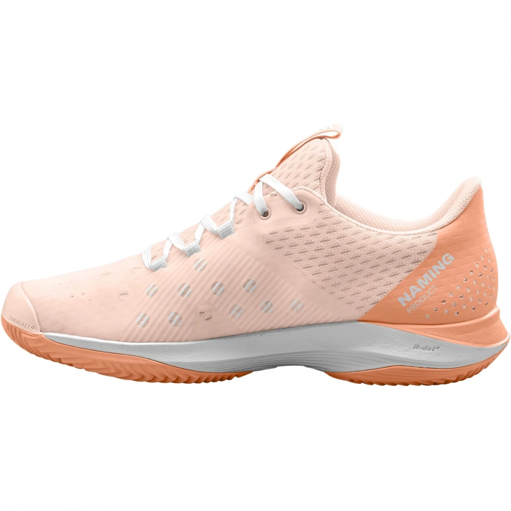 Wilson Women’s Hurakn Padel Shoes (Scallop Shell/Cantaloupe/White) 4 Wilson Women’s Hurakn Padel Shoes (Scallop Shell/Cantaloupe/White) - Image 2