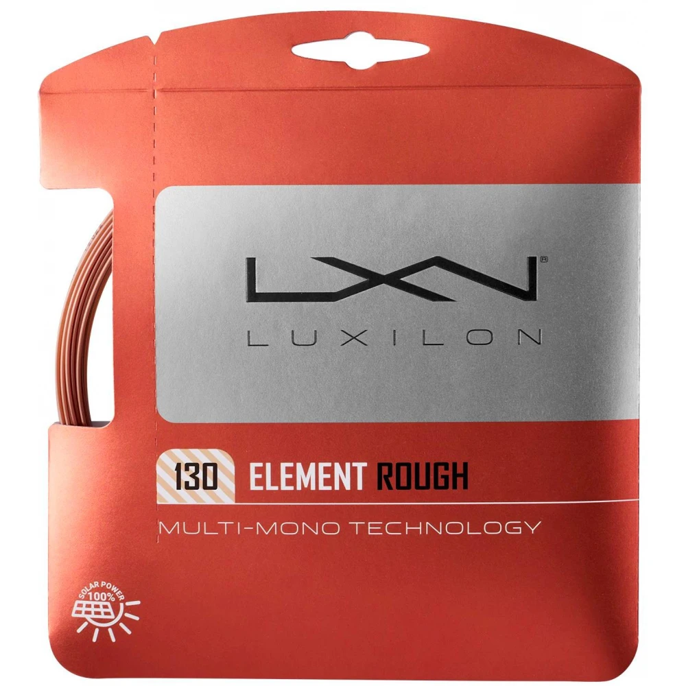 Luxilon Element Rough 130 Tennis String (Set) 3 Luxilon Element Rough 130 Tennis String (Set)