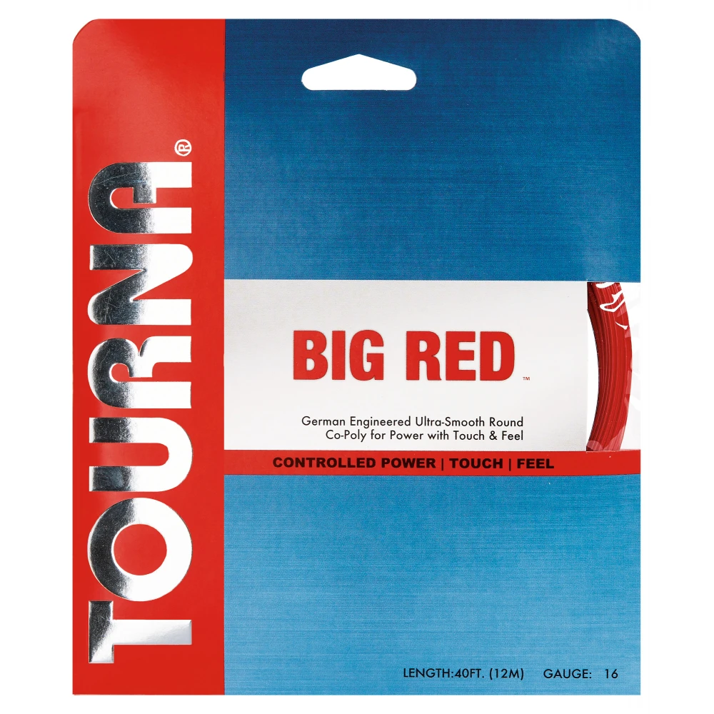 Tourna Big Red 16g Tennis String (Set) 3 Tourna Big Red 16g Tennis String (Set)