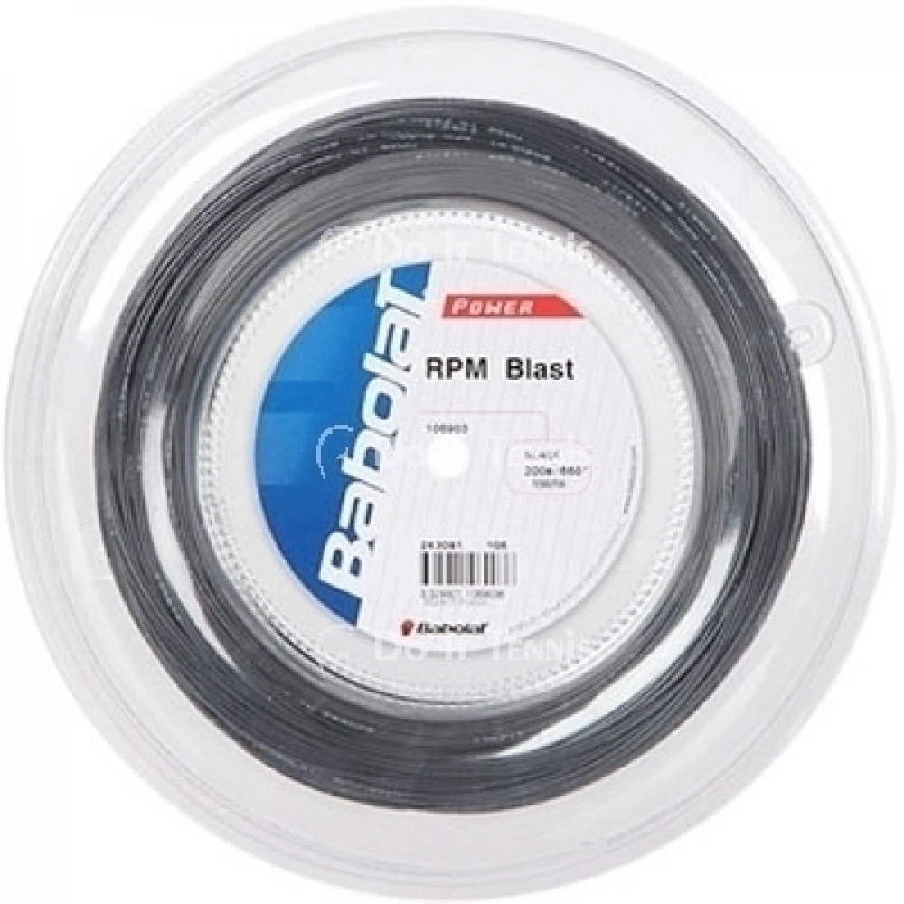 Babolat RPM Blast 18g Black Tennis String (Reel) 3 Babolat RPM Blast 18g Black Tennis String (Reel)