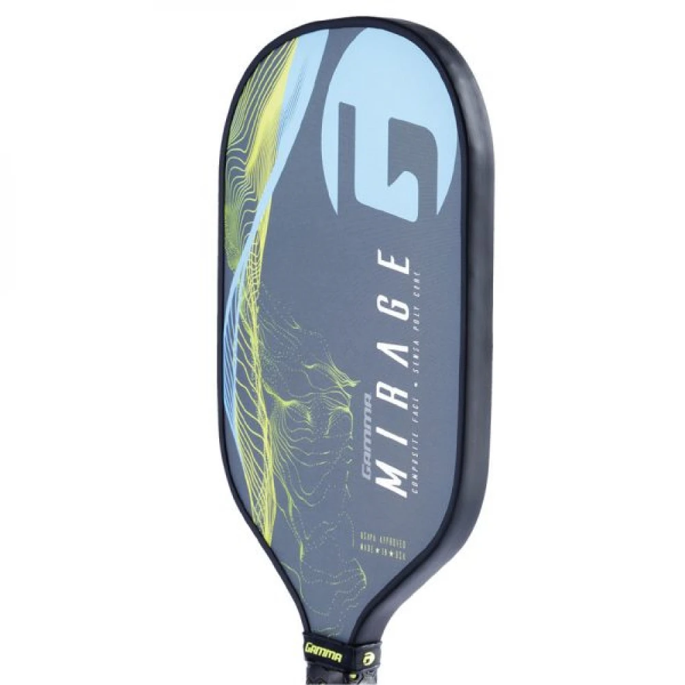 Gamma Mirage Poly Core Pickleball Paddle (Blue) 4 Gamma Mirage Poly Core Pickleball Paddle (Blue) - Image 2