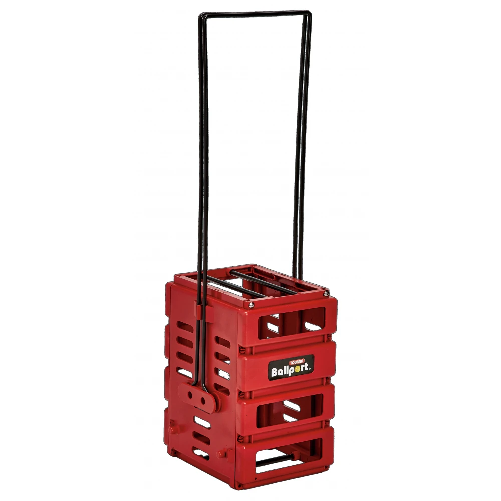 Tourna Ballport Mini 36-Ball Tennis Ball Hopper (Red Or Blue) 4 Tourna Ballport Mini 36-Ball Tennis Ball Hopper (Red Or Blue) - Image 2