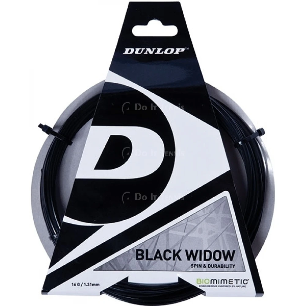 Dunlop Black Widow 17g Tennis String (Set) 3 Dunlop Black Widow 17g Tennis String (Set)