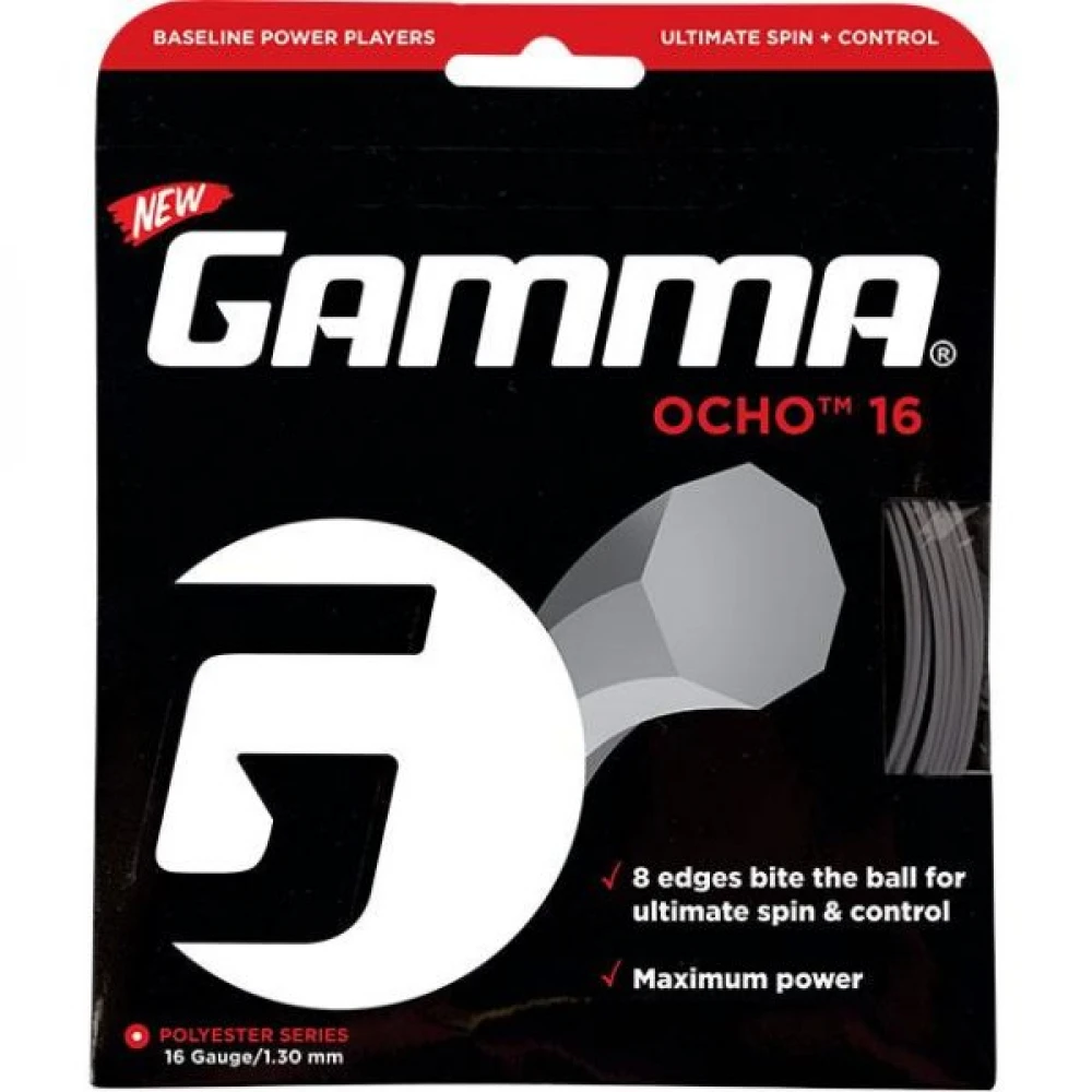 Gamma OCHO 17g Tennis String (Set) 3 Gamma OCHO 17g Tennis String (Set)