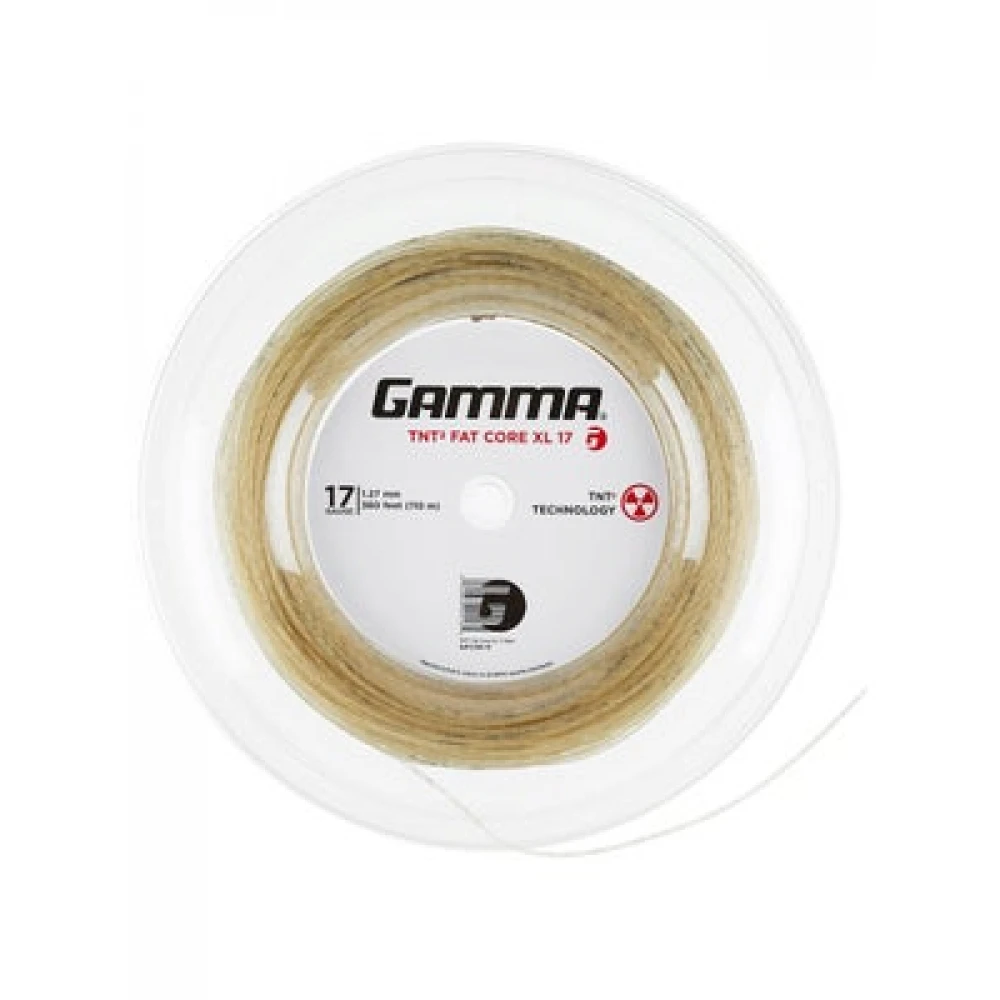 Gamma TNT2 Fat Core XL 17g Tennis String 360’ (Reel) 3 Gamma TNT2 Fat Core XL 17g Tennis String 360’ (Reel)