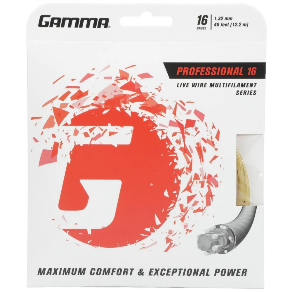 Gamma Live Wire Professional 16g Tennis String (Set) 3 Gamma Live Wire Professional 16g Tennis String (Set)