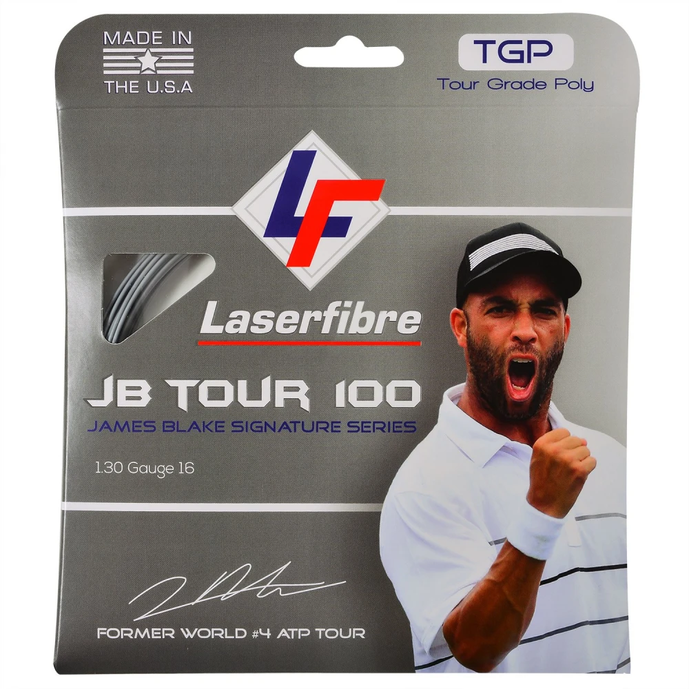 Laserfibre JB Tour 100 17g Silver Tennis String (Set) 3 Laserfibre JB Tour 100 17g Silver Tennis String (Set)