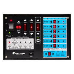 Sports Tutor Tennis Tower IO Deluxe Ball Machine W/ Remote Option -Tennis Equip Shop tower io deluxe control panel 1000 1000