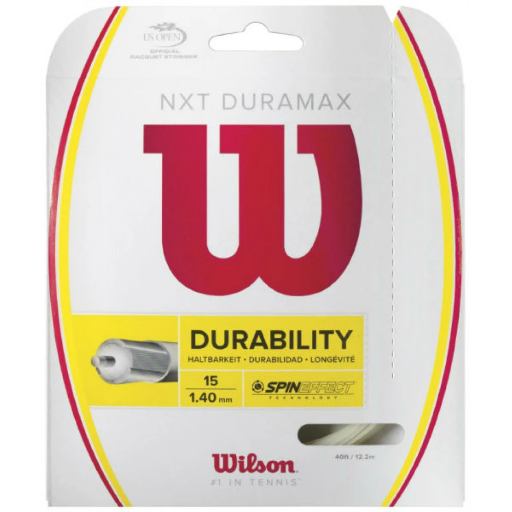Wilson NXT Duramax 15g Tennis String (Set) 3 Wilson NXT Duramax 15g Tennis String (Set)