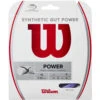 Wilson Synthetic Gut Power 16g Purple Tennis String (Set) -Tennis Equip Shop wr830130316 wilson synthetic gut power tennis string set purple 16g 1 1000 1000