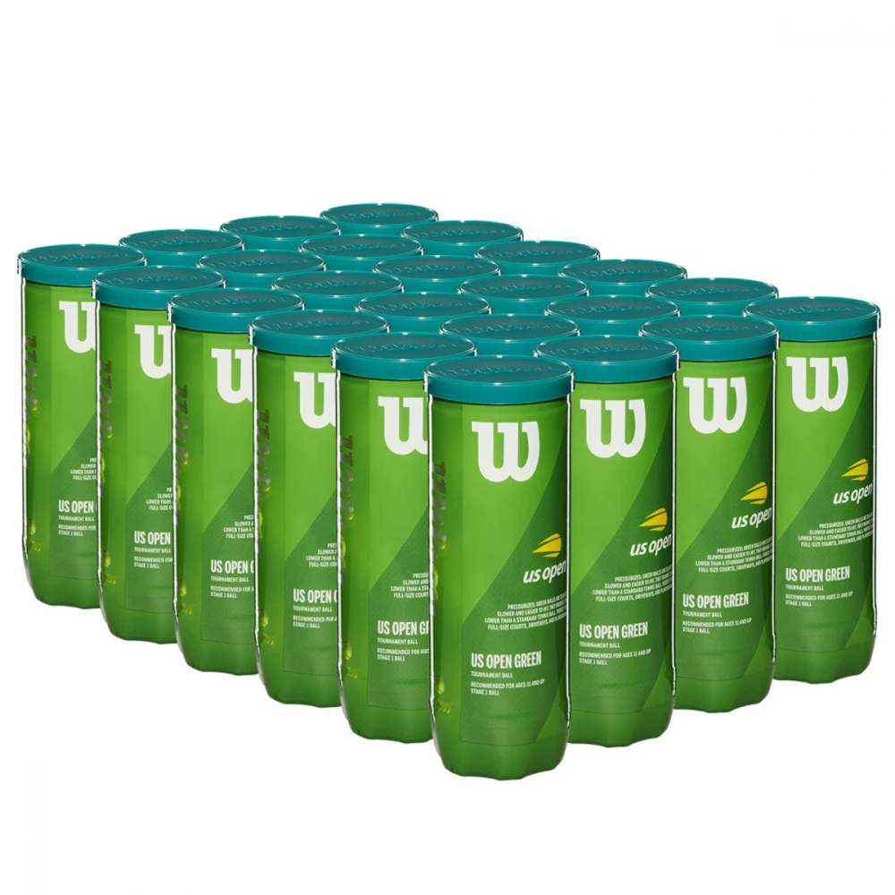 Wilson US Open Green Tournament Transition Tennis Ball Case (72 Balls) 3 Wilson US Open Green Tournament Transition Tennis Ball Case (72 Balls)