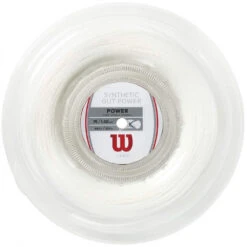 Wilson Synthetic Gut Power 17g White Tennis String (Reel)