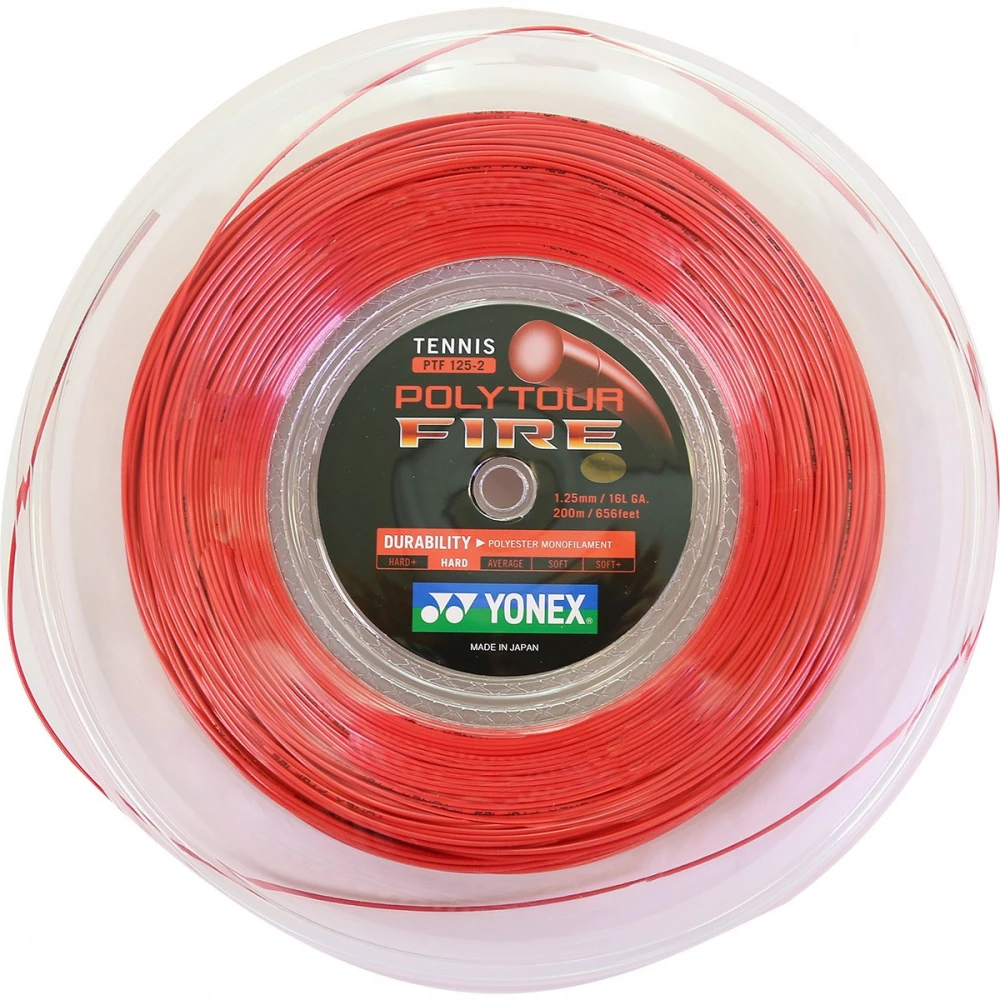 Yonex POLYTOUR Fire 125 16L Tennis String (Reel) 3 Yonex POLYTOUR Fire 125 16L Tennis String (Reel)